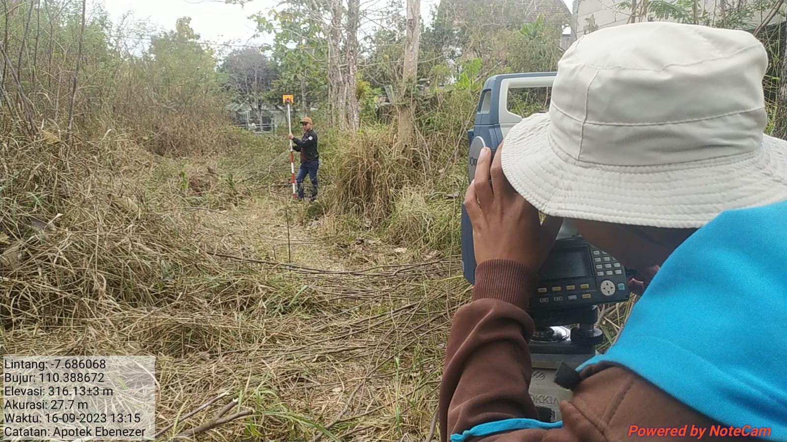 Jasa pemetaan topografi untuk perencanaan tapak dan perhitungan cut and fill
